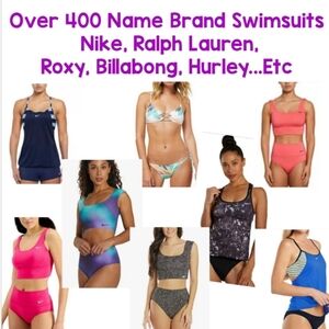 CHECK OUT OVER 400+ NAME BRAND SWIMWEAR LISTINGS IN MY POSH CLOSET LISTINGS